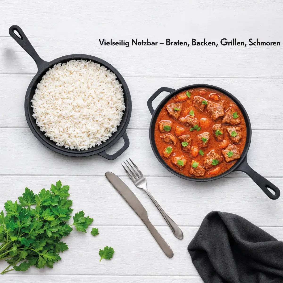 Gusseisen Dutch Oven Set