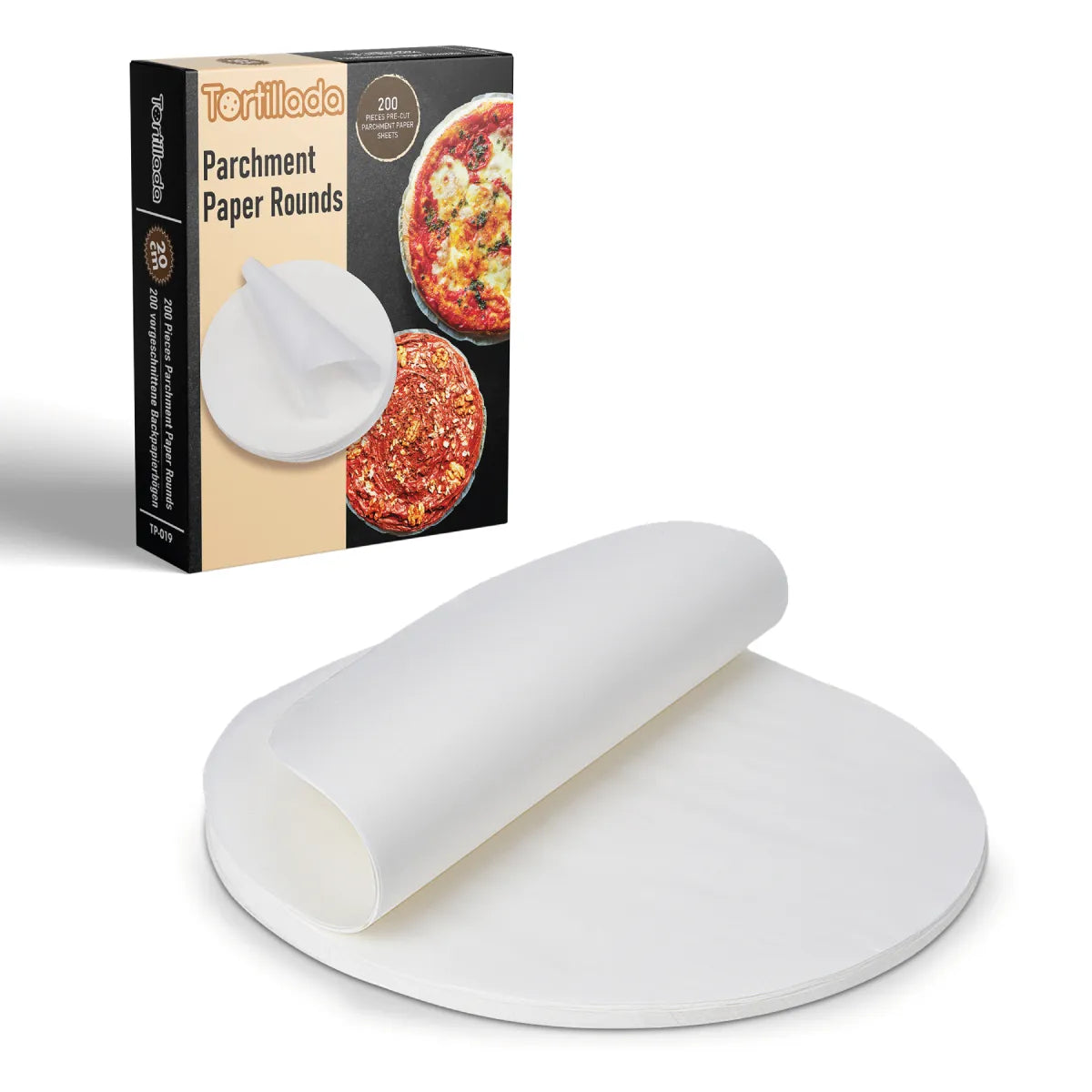 Rundes Backpapier